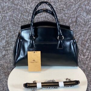 Patricia Nash Marianna Distressed Vintage Leather Purse Satchel